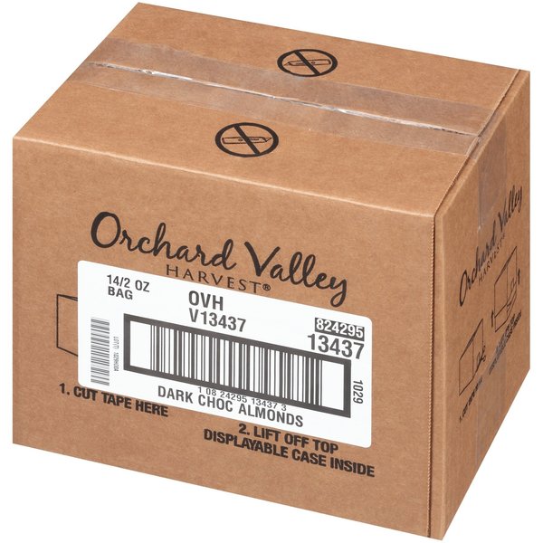 Orchard Valley 2 oz. Orchard Valley Harvest Dark Chocolate Almonds, PK14 V13437